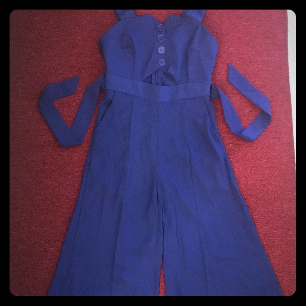 Long Wide Legged Jumpsuit by New York & Company